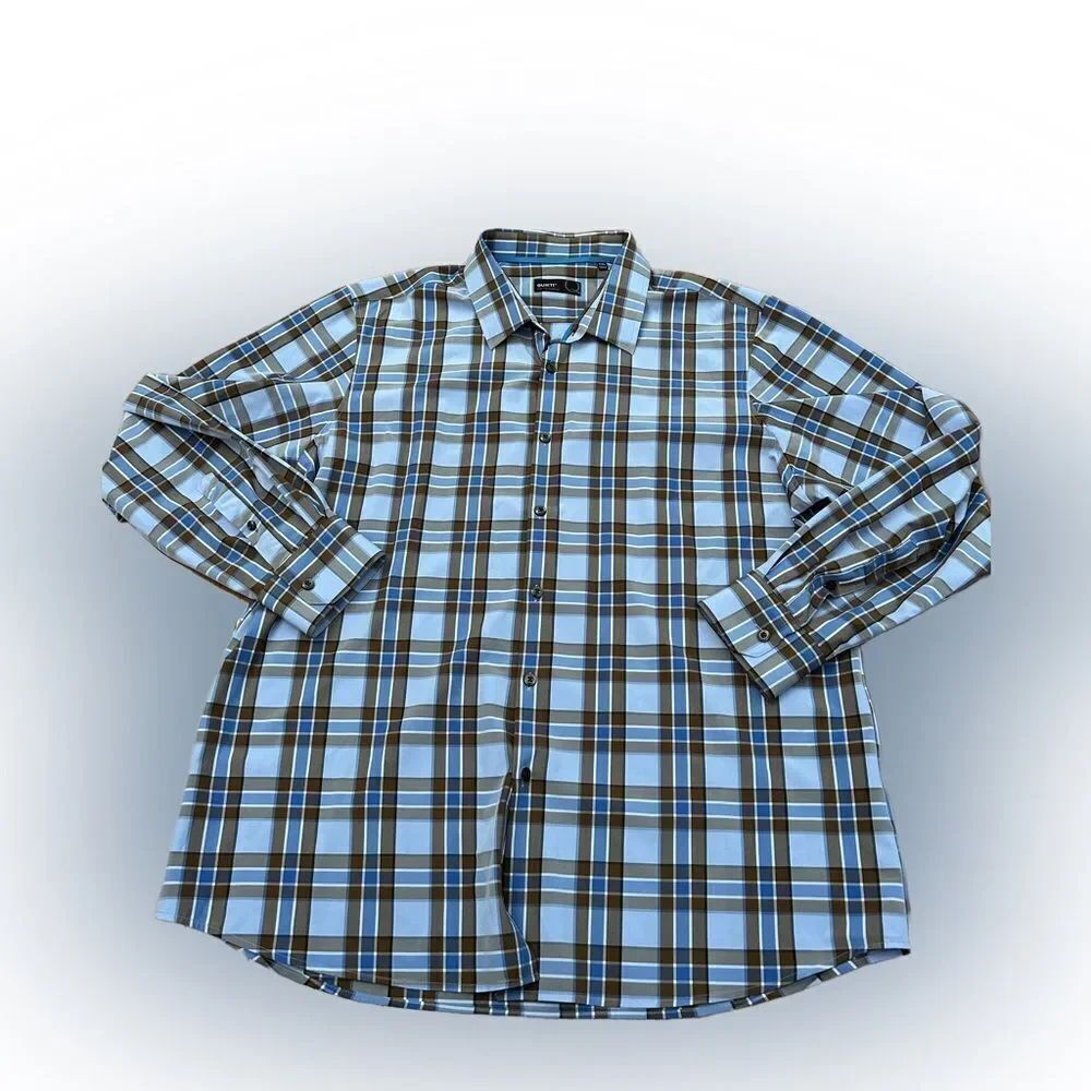 Quieti Performance Plaid Dress Shirt